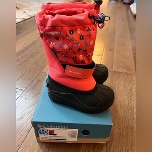 Columbia Kids' Powderbug Plus II snow boots - size 10